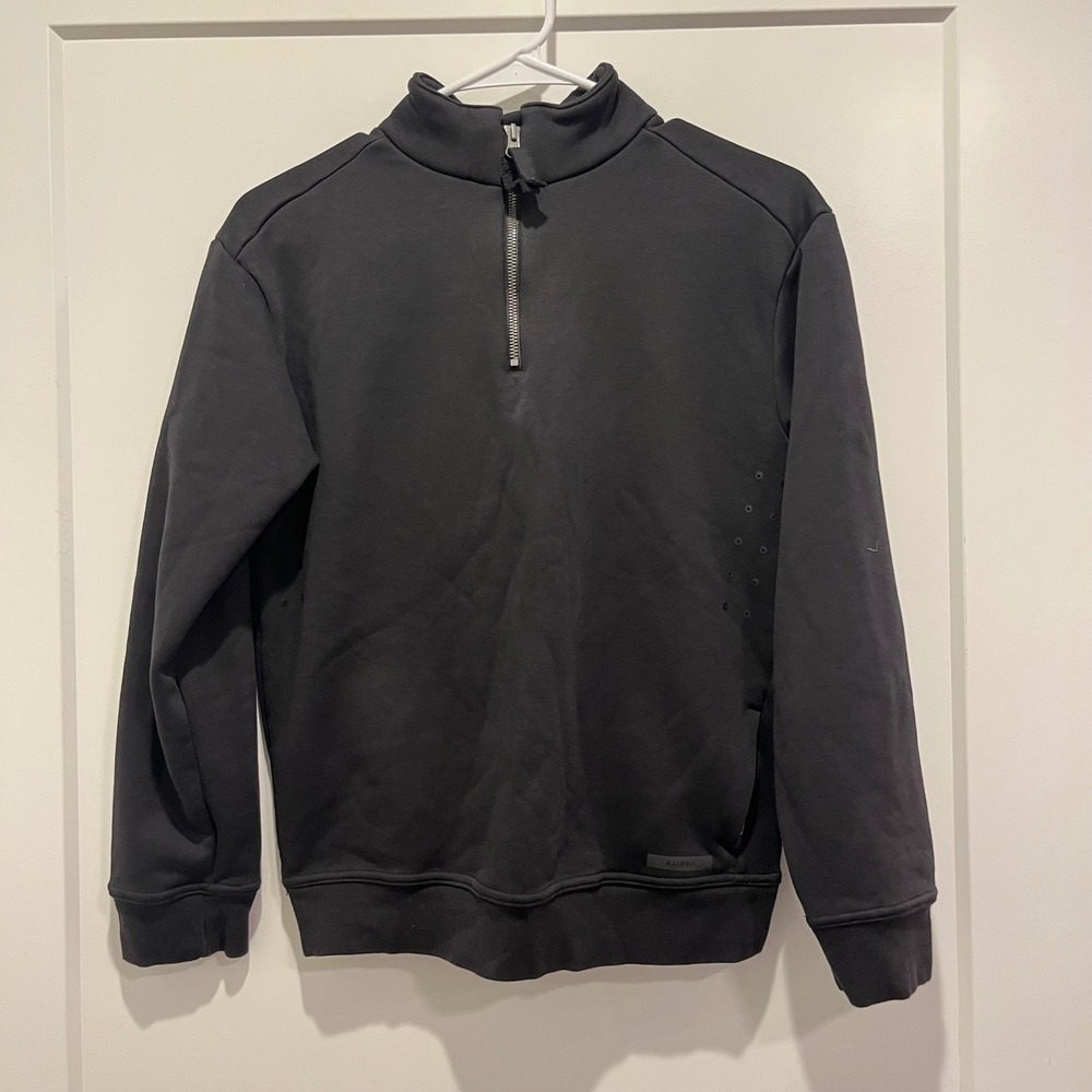 Decathlon Kalenji Womens Quarter Zip Running Sweatshirt Black XS 45080 CC330590
